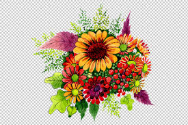 Pngkit selects 7977 hd flowers png images for free download. Bouquet Of Wild Flowers Png Watercolor Set By Mystocks Thehungryjpeg Com