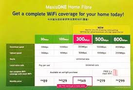 Sign up for maxis fibre. Maxisone Home Fibre 300mbps 500mbps 800mbps Kedai Telco
