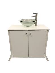 Glass Bowl Sink With Portable Bathroom