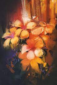 Flowers Oil Painting Style