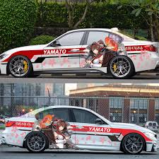 Maybe you would like to learn more about one of these? Japan Anime Vinyl Car Sticker Kantai Collection Yamato Cartoon Door Decals Ralliart Rally Stickers On Car Vehicle Accessories Car Stickers Aliexpress
