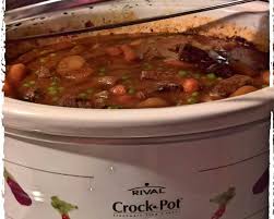 clic beef stew in a crock pot recipe