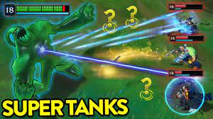 When LOL Players Get SUPER Tanky... - YouTube