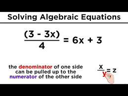 Algebraic Equations With Variables On