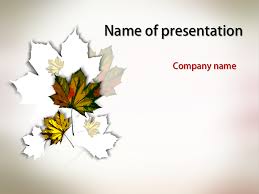Download Free Maple Leaves Powerpoint Template For