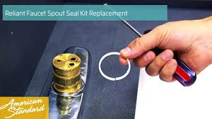 how to replace the spout seal kit for