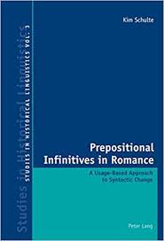 Coordinate phrases consist of two or more syntactically subordination: Amazon Com Prepositional Infinitives In Romance A Usage Based Approach To Syntactic Change Studies In Historical Linguistics 9783039113279 Schulte Kim Books