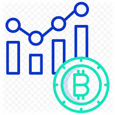 Bitcoin Bar Chart Icon