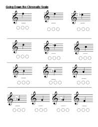 French Horn Chromatic Scale Color In Fingering Chart Tpt
