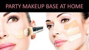 how to make party makeup base at home