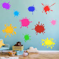 Paint Splatter Wall Decals Splotches