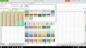 Wps Spreadsheet Tutorial 6 How To Change Spreadsheet Table Style And Formats Wps Office Tutorial