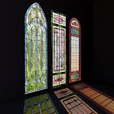Stained Glass Windows With Patterns Of