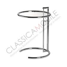 Eileen Gray Side Table E1027 Adjustable