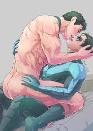 bruce wayne, dick grayson, and nightwing (dc comics and 1 more) drawn by  evinist | Danbooru