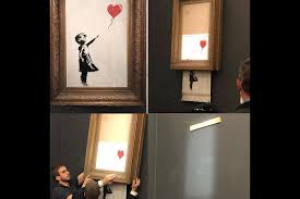 Therefore at the time of shredding, the painting belonged to someone other than banksy and he knew that since he was selling it at auction. Banksy S Artwork Self Destructs After It Sells In Sotheby S Auction Widewalls