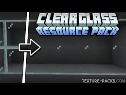 Clear Glass Texture Pack Java
