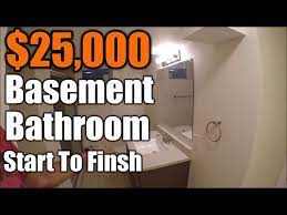 Build A Bathroom In Your Basement Start