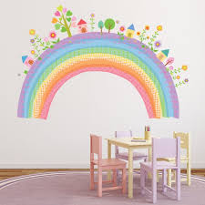 City Rainbow Nursery Wall Sticker