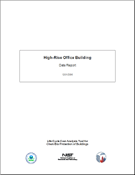 Figure A18 Cover Page Of The Data Report For The High Rise Office
