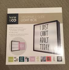 Swappable Slide Light Box Home Furniture Home Decor On Carousell