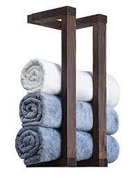 Hulisen Wooden Towel Rack For Bathroom