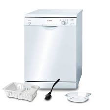 Dishwasher setting up the water softener. Bosch Dishwasher 12 Set Aquastop White Sms40e32eu