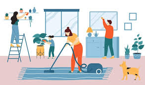 housework home cleaning family