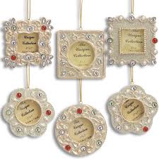 whole jeweled photo frame ornaments