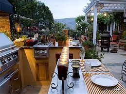 outdoor kitchen outdoor fireplaces