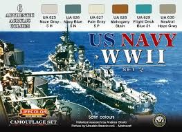 Us Navy Wwii 2 Camouflage Acrylic Set