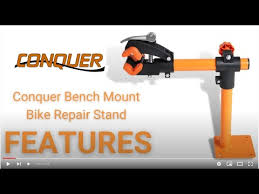 Conquer Bench Mount Bike Repair Stand