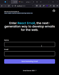 email creation with react email