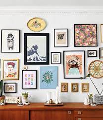 how to make a gallery wall selecting