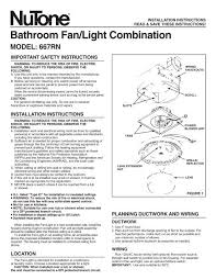 Bathroom Fan Light Combination Model