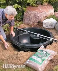 They bring an air of tranquility to an area with the gentle sound of water. How To Build A Pond Fountain In One Day Diy Fountain Building A Pond Pond Fountains