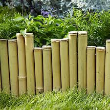 Natural Bamboo Pipe Organ Garden Border