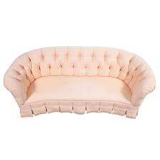 Pale Pink On Tufted Upholstered