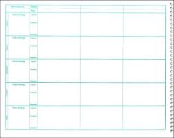 Lesson Planner Printable Printable Blank Lesson Plan Template