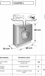 de trich built in washer dryer