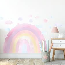 Rainbow Wall Decal Pink Rainbow Decal