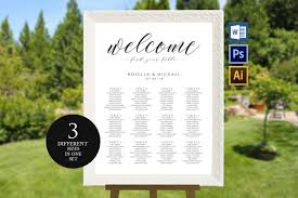 wedding seating chart sign tos 45
