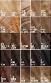 hair extension color chart for side by