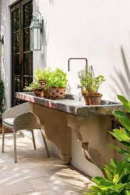 Outdoor Concrete Garden Sink