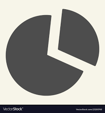 Pie Chart Solid Icon Statistics