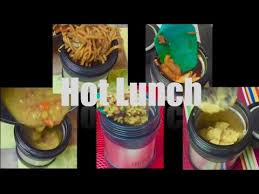 5 days hot lunch ideas from