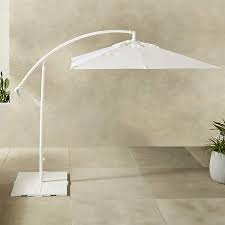 Eclipse White Modern Outdoor Umbrella