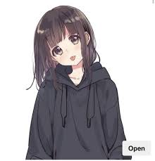 Did you scroll all this way to get facts about cute brown hair? Hoodie Anime Girl Pfp Anime Wallpaper Hd