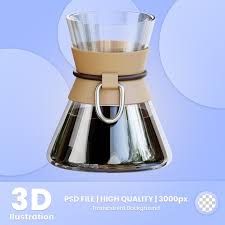 Premium Psd Coffee 3d Icon Chamex