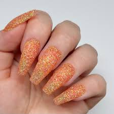 sorbet glitter lecenté gel nail
